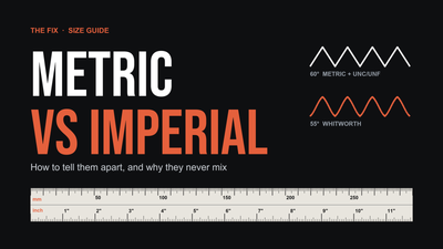 Metric v imperial fasteners guide