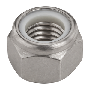 1/4" UNC Nylon Insert Lock Nut A4 Stainless Steel