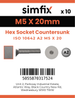 Simfix product label - 10642A205020PK10-SIM