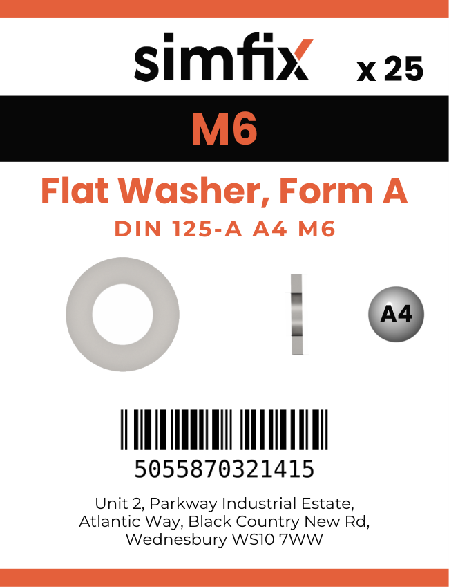 Simfix product label - 125A4064PK25-SIM