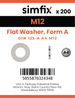 Simfix product label - 125A4130PK200-SIM
