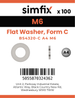 Simfix product label - 125CA4064PK100-SIM
