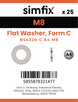 Simfix product label - 125CA4084PK25-SIM
