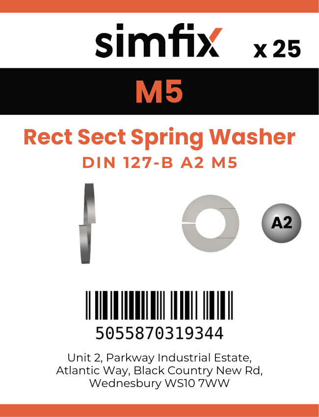 Simfix product label - 127A2051PK25-SIM