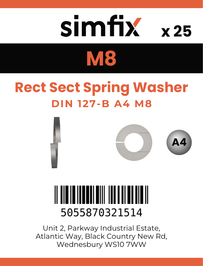 Simfix product label - 127A4081PK25-SIM