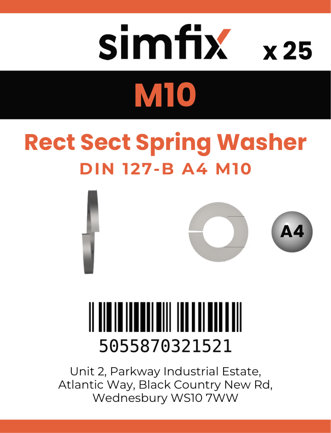 Simfix product label - 127A4102PK25-SIM