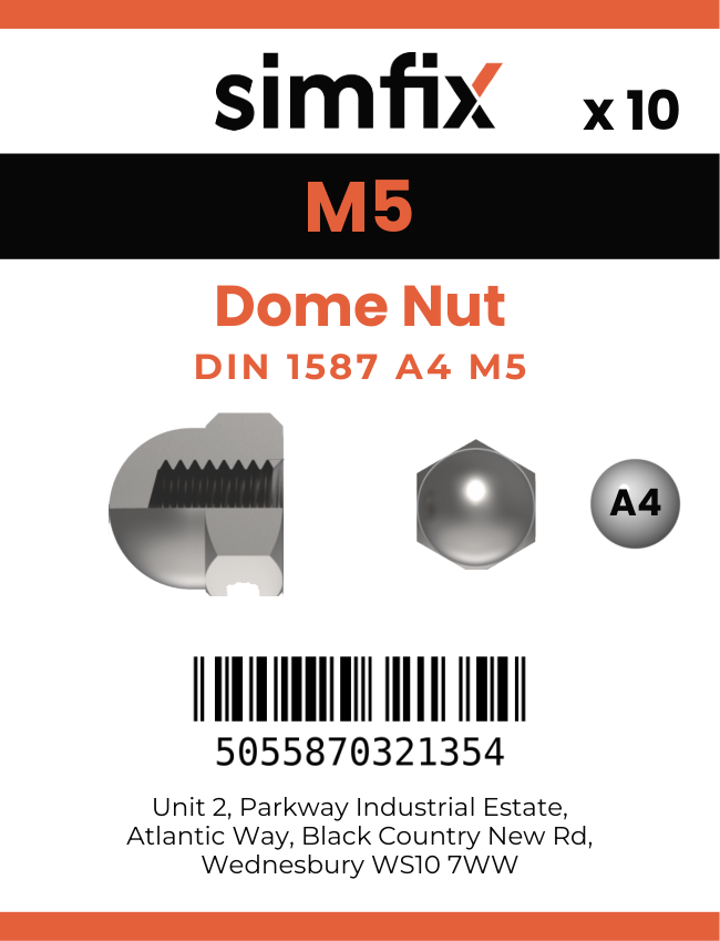 Simfix product label - 1587A405PK10-SIM
