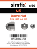 Simfix product label - 1587A405PK50-SIM