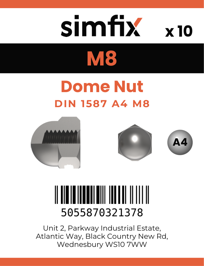 Simfix product label - 1587A408PK10-SIM