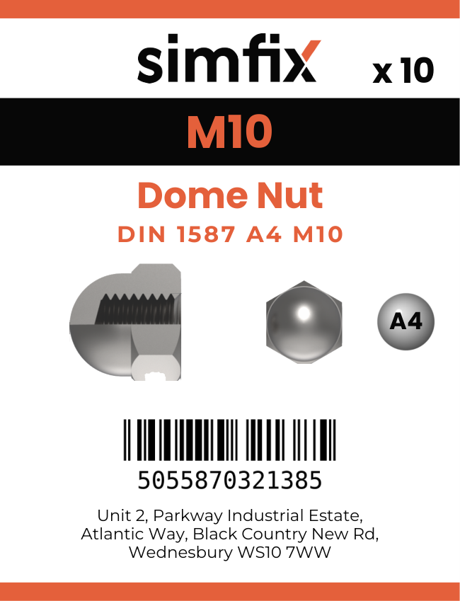 Simfix product label - 1587A410PK10-SIM