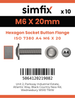 Simfix product label - 73802A406020/20-D