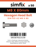 Simfix product label - 4014A20808070PK50-SIM