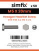 Simfix product label - 4017A40502070PK50-SIM