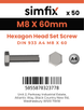 Simfix product label - 4017A40806070PK50-SIM