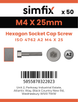 Simfix product label - 4762A20402570PK50-SIM