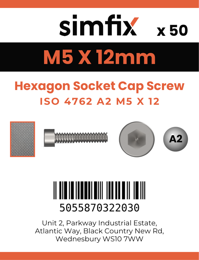 Simfix product label - 4762A20501270PK50-SIM