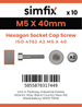 Simfix product label - 4762A20504070PK10-SIM