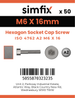 Simfix product label - 4762A20601670PK50-SIM