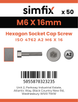 Simfix product label - 4762A20601670PK50-SIM