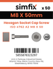 Simfix product label - 4762A20805070PK50-SIM
