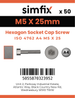 Simfix product label - 4762A40502570PK50-SIM