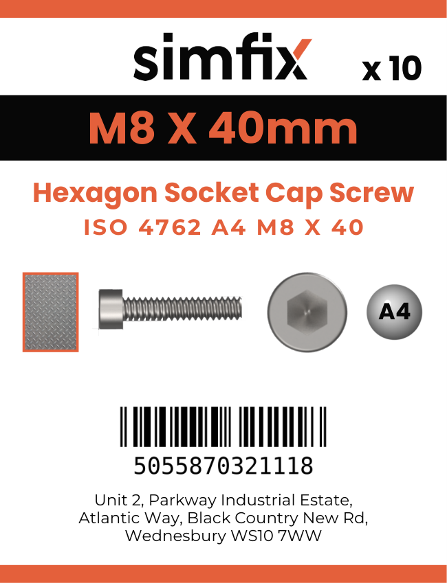 Simfix product label - 4762A40804070PK10-SIM