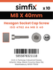 Simfix product label - 4762A40804070PK10-SIM