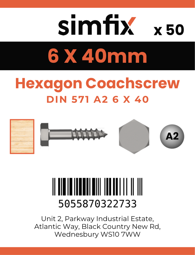 Simfix product label - 571A206040PK50-SIM