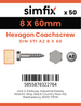 Simfix product label - 571A208060PK50-SIM