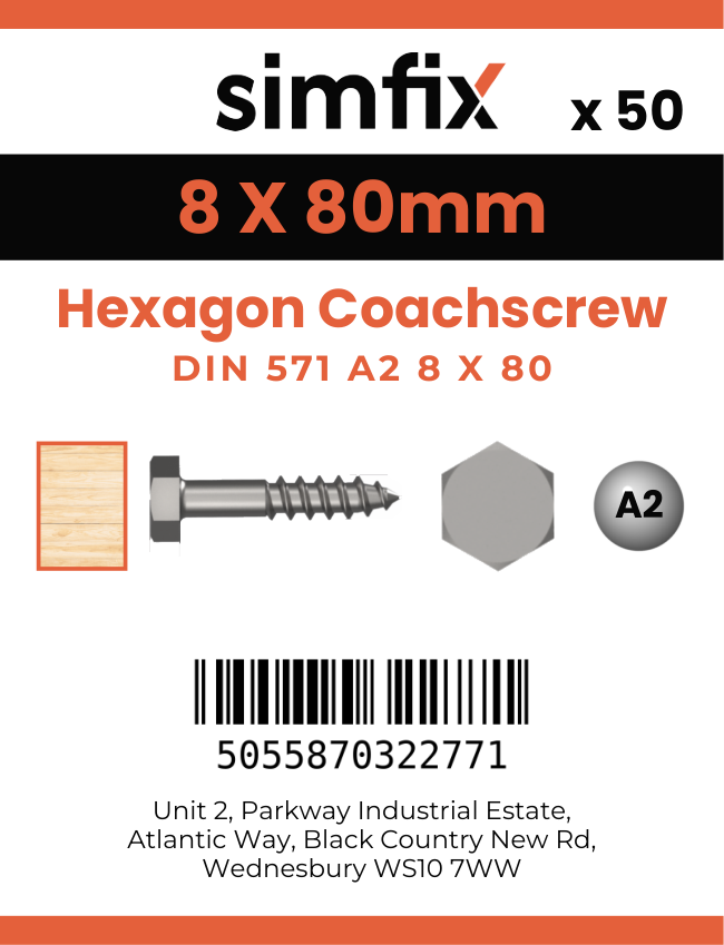 Simfix product label - 571A208080PK50-SIM