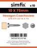 Simfix product label - 571A210075PK10-SIM