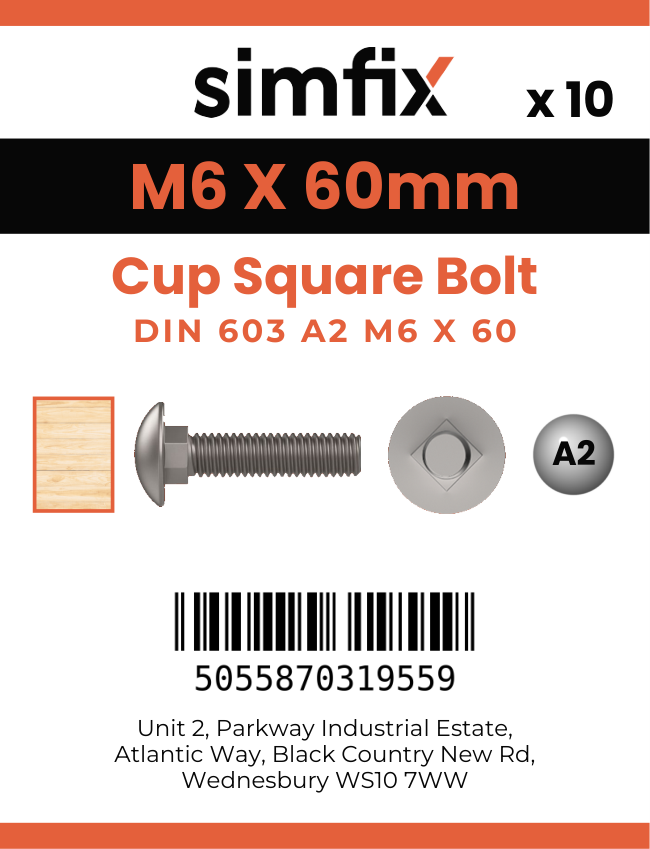 Simfix product label - 603A206060PK10-SIM