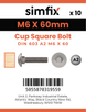 Simfix product label - 603A206060PK10-SIM