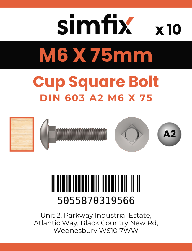 Simfix product label - 603A206075PK10-SIM