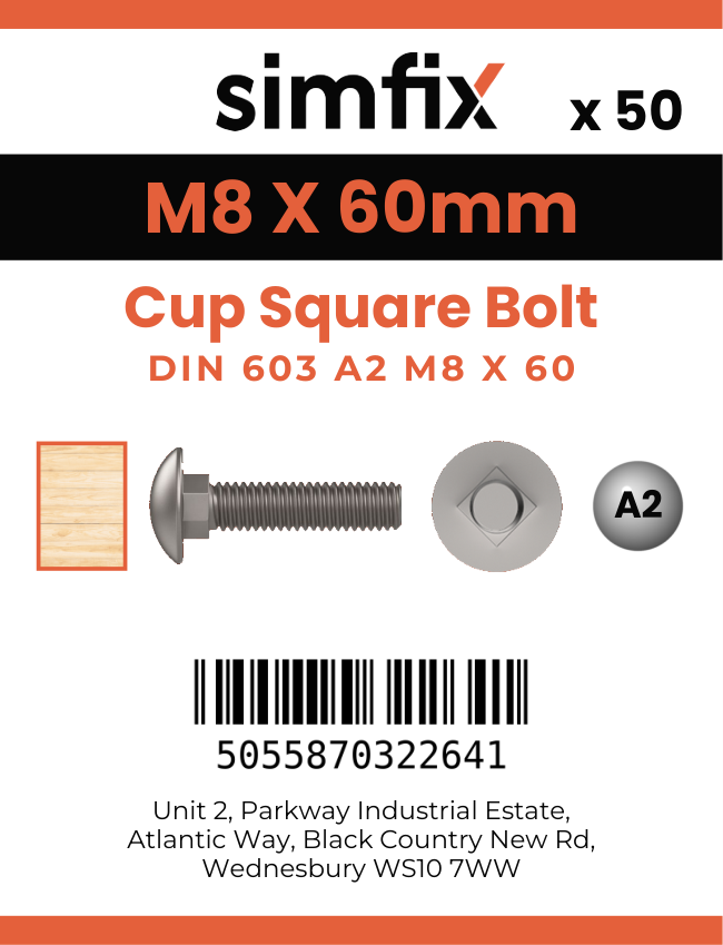 Simfix product label - 603A208060PK50-SIM