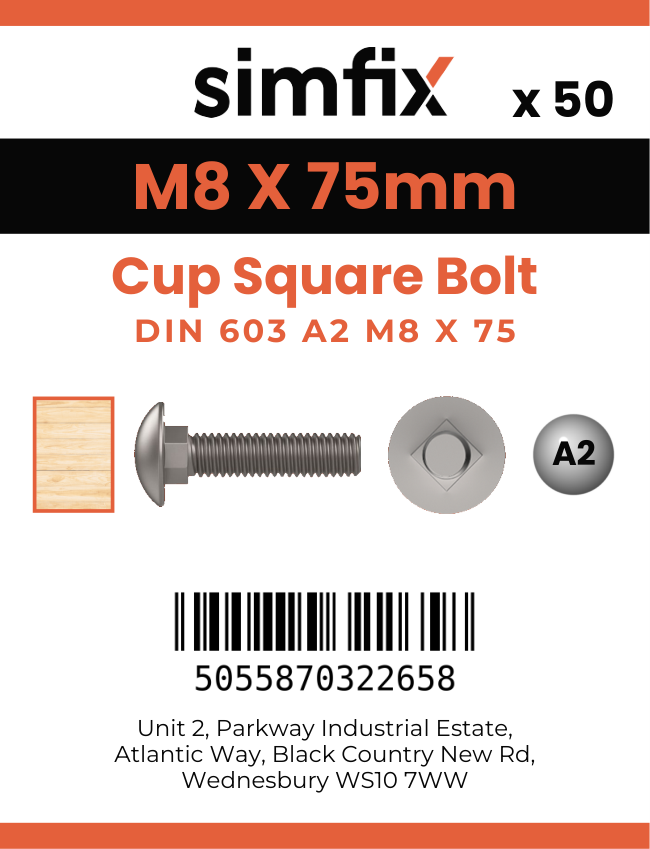Simfix product label - 603A208075PK50-SIM