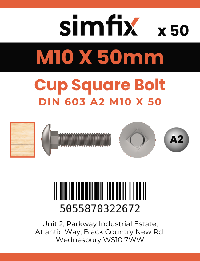 Simfix product label - 603A210050PK50-SIM