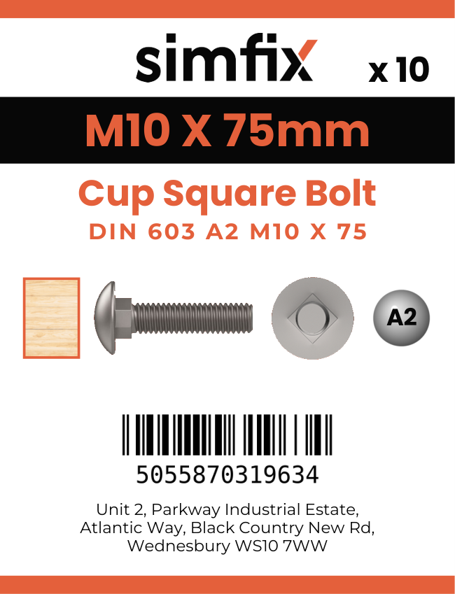 Simfix product label - 603A210075PK10-SIM