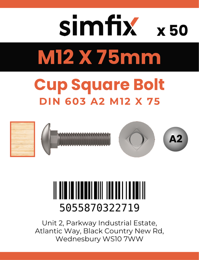 Simfix product label - 603A212075PK50-SIM