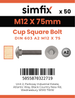 Simfix product label - 603A212075PK50-SIM