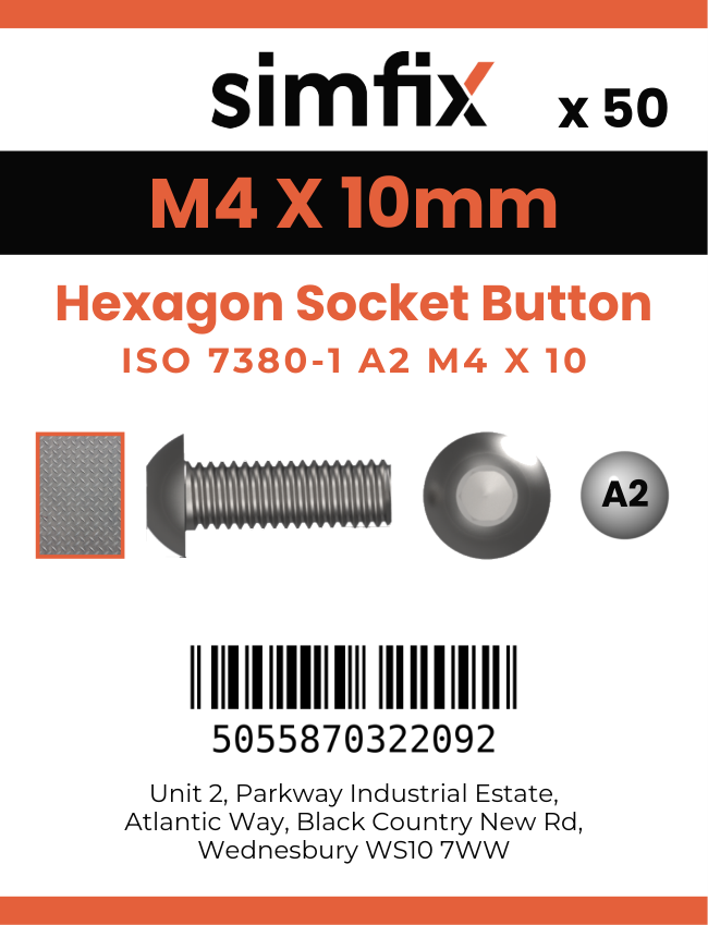 Simfix product label - 7380A204010PK50-SIM