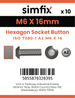 Simfix product label - 7380A206016PK10-SIM