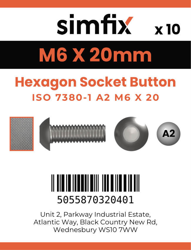 Simfix product label - 7380A206020PK10-SIM