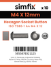 Simfix product label - 7380A404012PK10-SIM