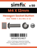 Simfix product label - 7380A404012PK50-SIM