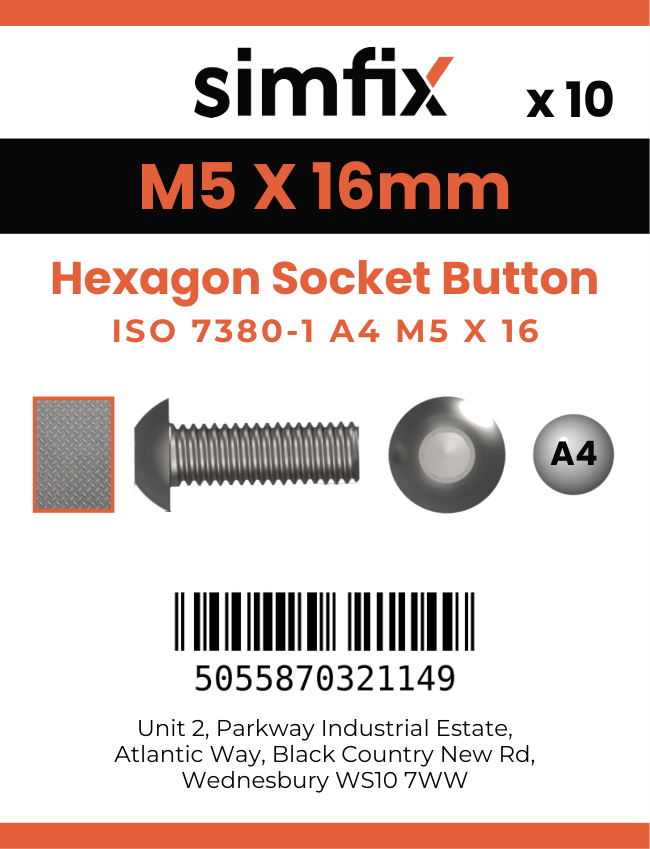 Simfix product label - 7380A405016PK10-SIM
