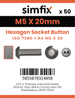 Simfix product label - 7380A405020PK50-SIM