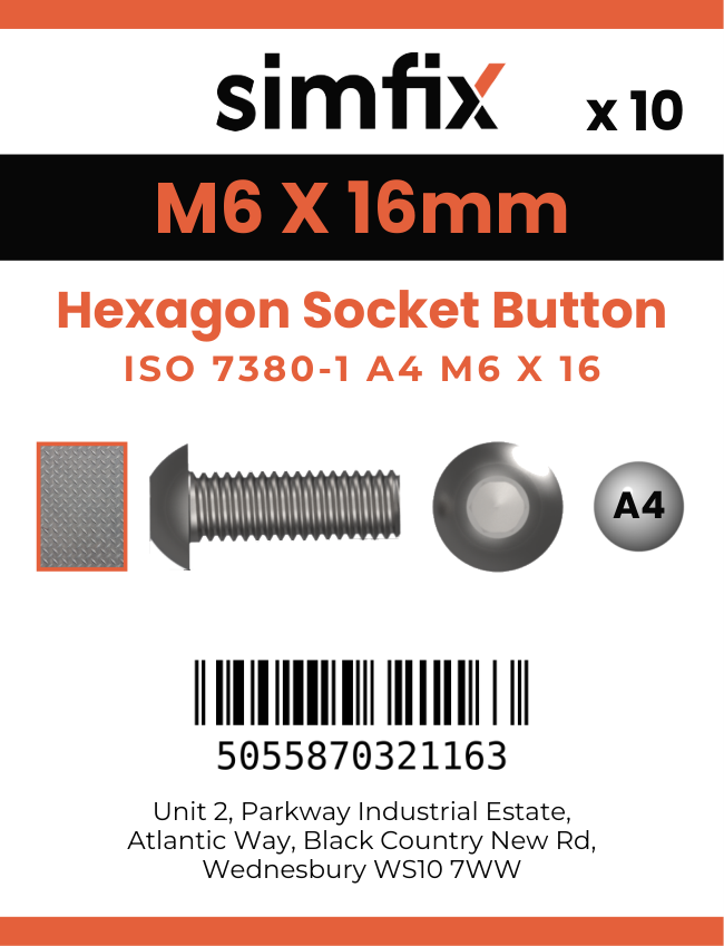 Simfix product label - 7380A406016PK10-SIM