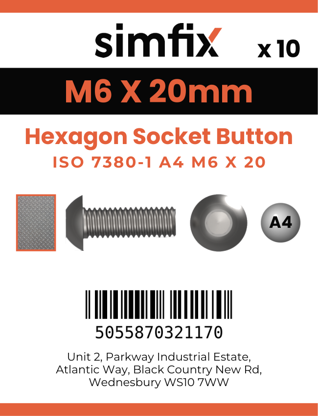 Simfix product label - 7380A406020PK10-SIM