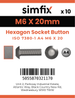 Simfix product label - 7380A406020PK10-SIM